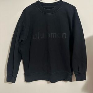 lululemon athletica Black Crewneck Sweatshirt